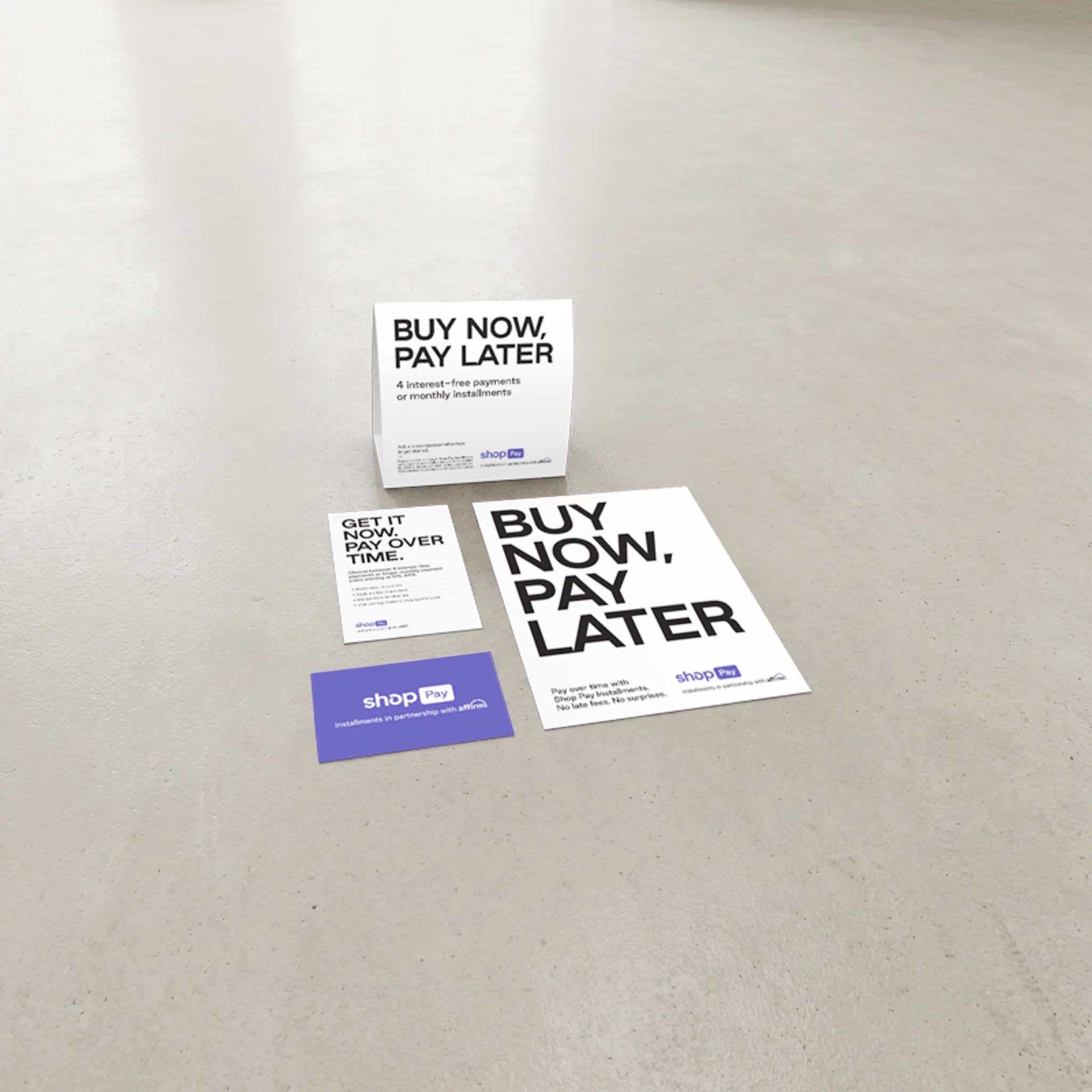 Shop Pay Installments marketing kit
